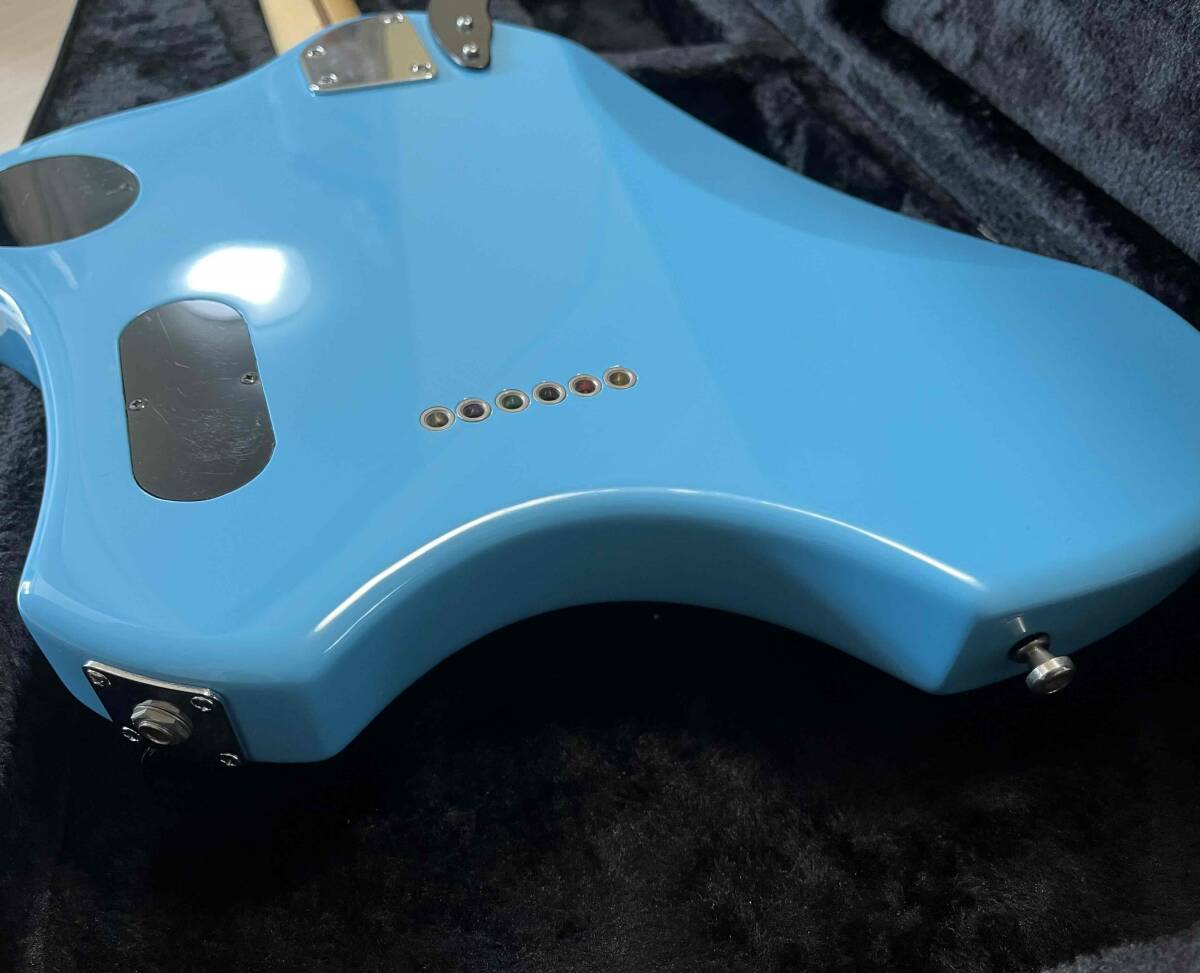 クラインタイプギター 専用ケース付 軽量 （検索 klein ヘッドレス カスタム オーダー sTele STEINBERGER ストランド ESP Q Kiesel REV ）_画像9