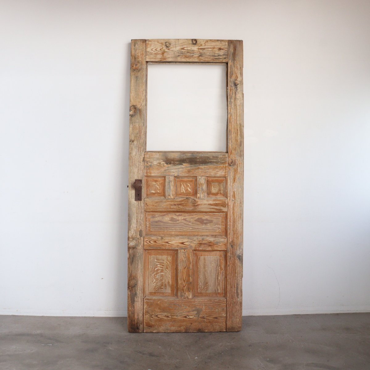 アメリカ ヴィンテージ 木製ドア / 扉 建具 USA ガラス door アメリカ ヴィンテージ 木製ドア / 扉 建具 USA ガラス door