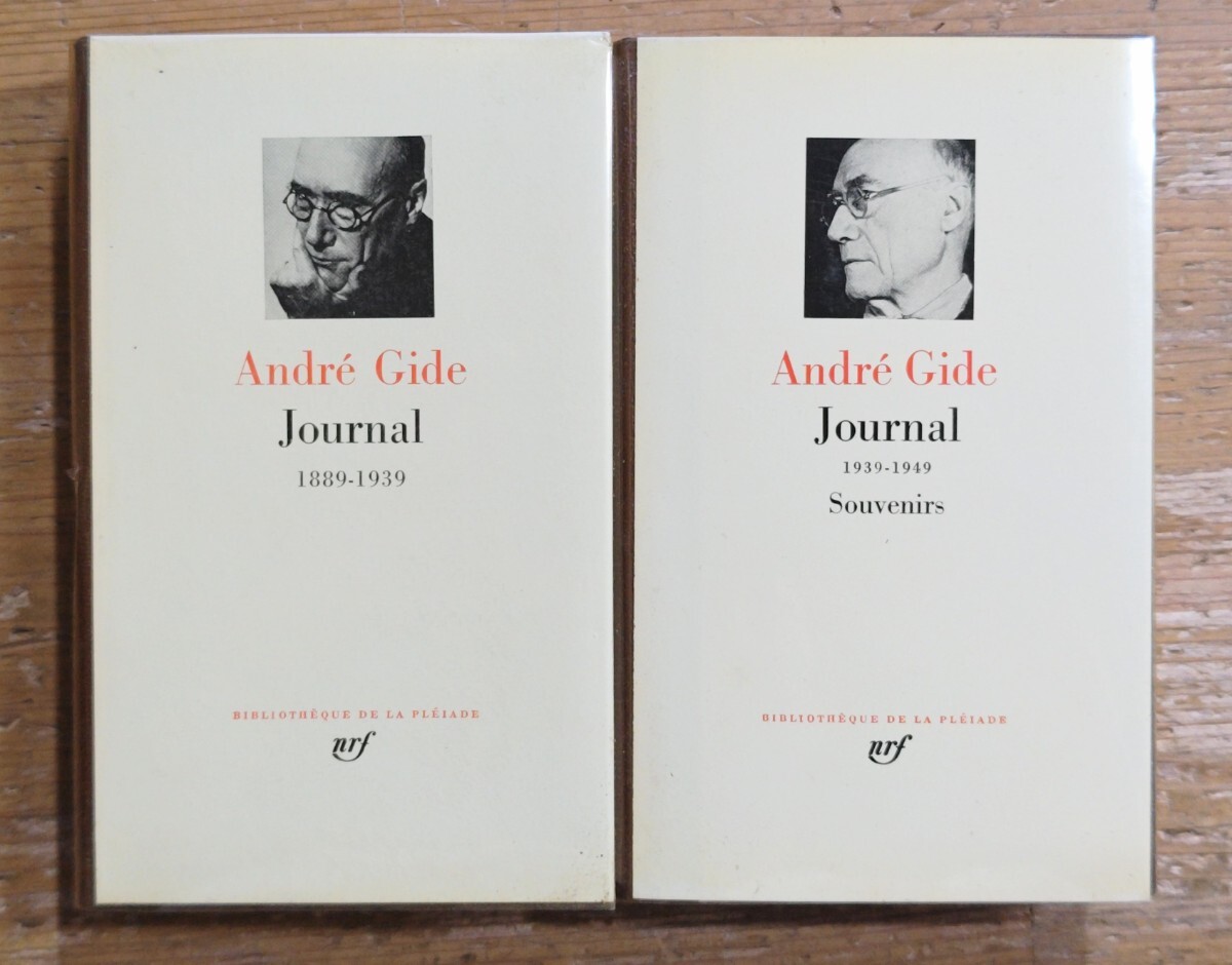 アンドレ・ジッド ロマン Bibliothèque de la Pléiade r0807-43.Andre Gide Journal 1889-1949 2冊/アンドレ・ジッド