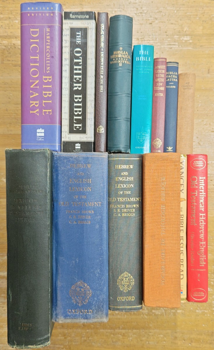 r0816-4.聖書洋書まとめ/辞書/辞典/ヘブライ語-英語/Hebrew