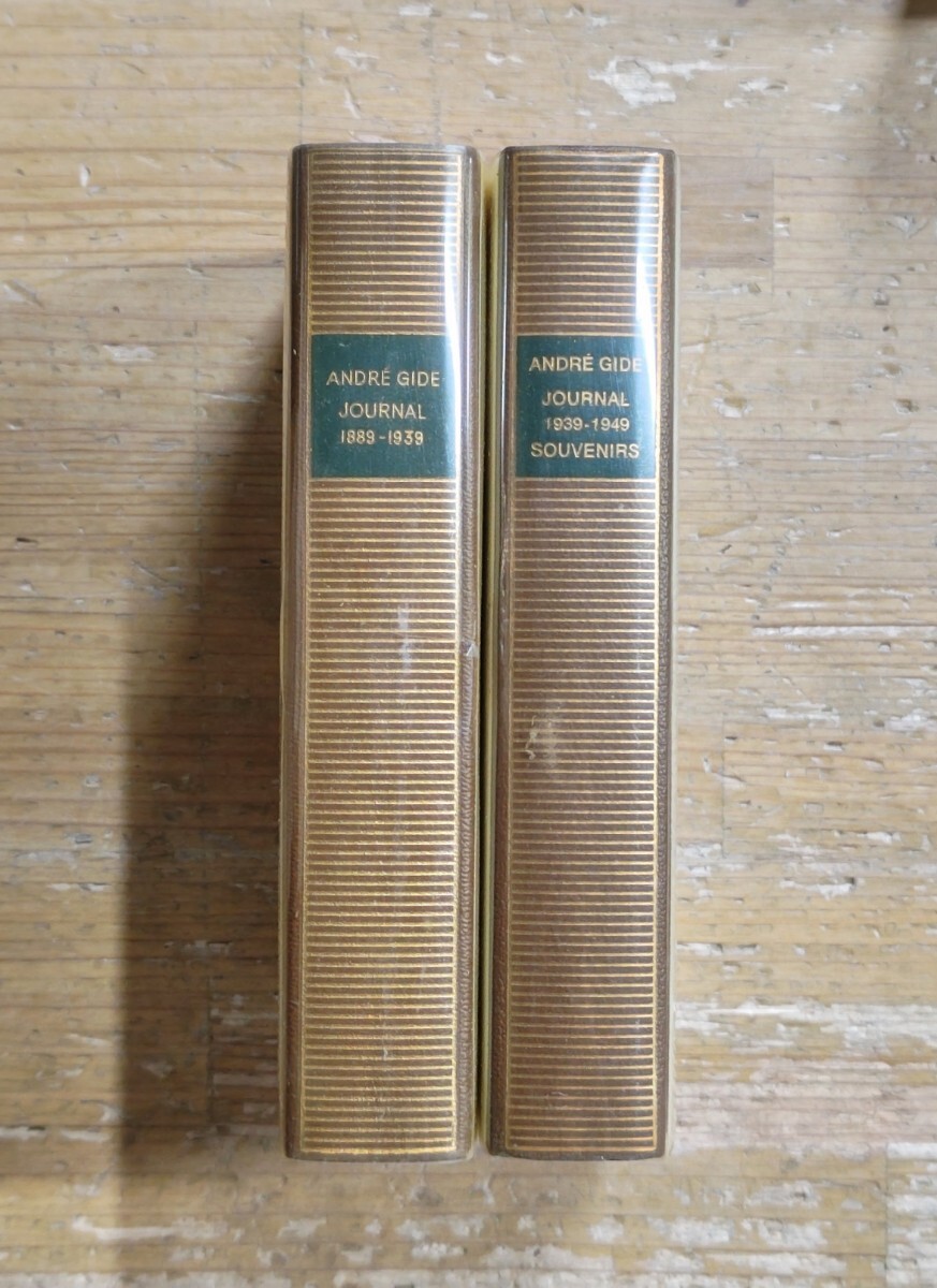 アンドレ・ジッド ロマン Bibliothèque de la Pléiade r0807-43.Andre Gide Journal 1889-1949 2冊/アンドレ・ジッド