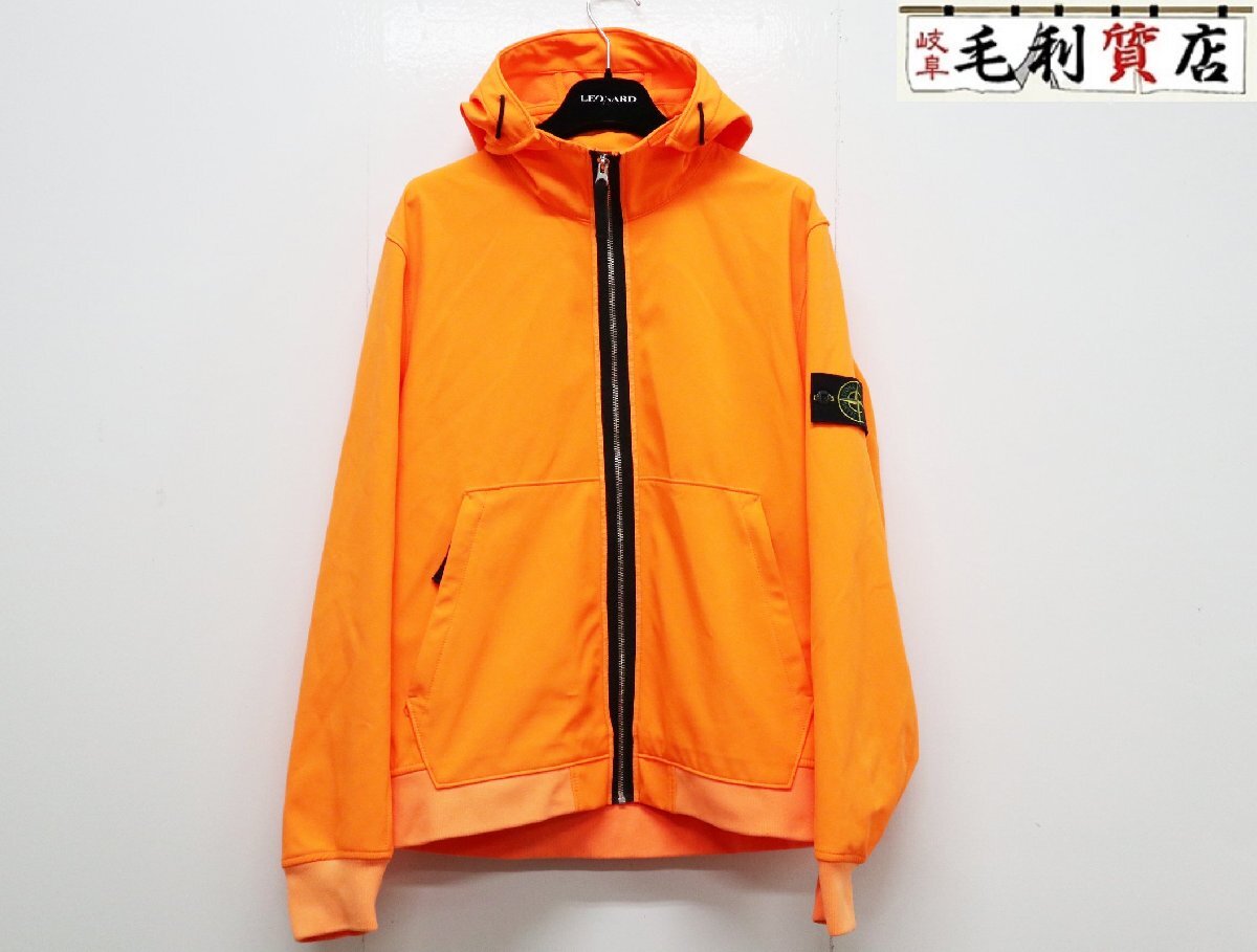 STONE ISLAND Stone Islay ndo свет soft полка - dead жакет размер M orange 701543427 [ б/у ] Zip Parker 