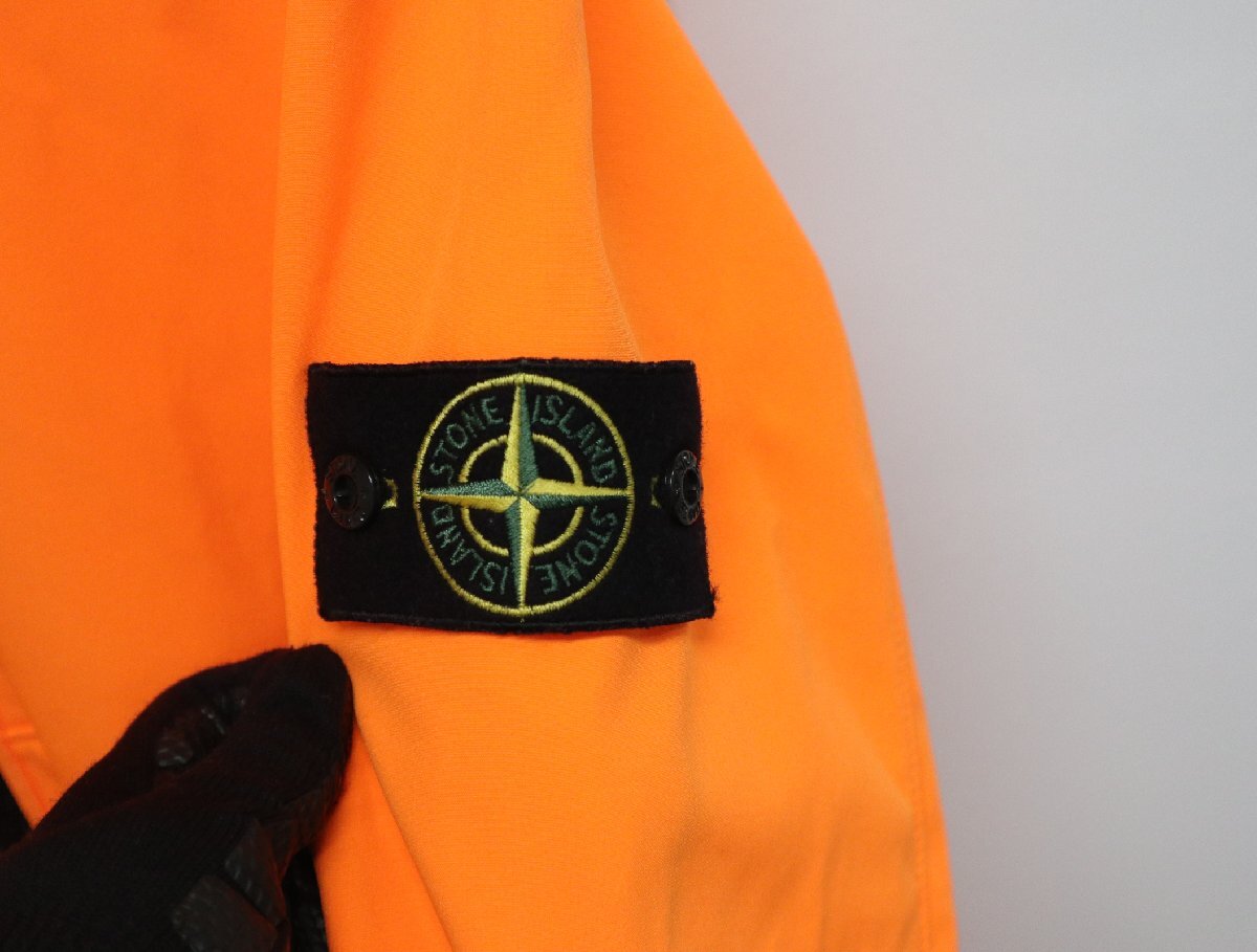 STONE ISLAND Stone Islay ndo свет soft полка - dead жакет размер M orange 701543427 [ б/у ] Zip Parker 