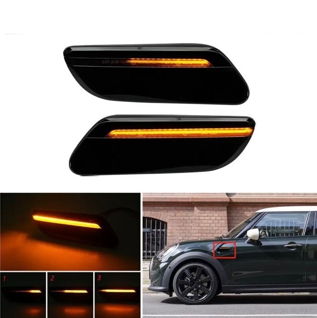 . звезда указатель поворота! последовательный указатель поворота! боковой маркер (габарит) MINI Mini F56 one Cooper Cooper D Cooper SD Cooper S seven поздняя версия 