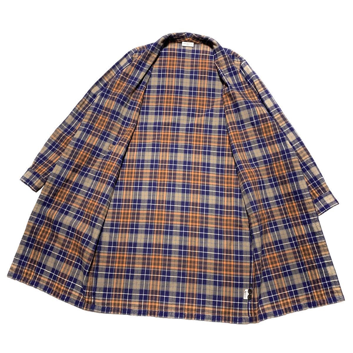 良品 DRIES VAN NOTEN ドリスヴァンノッテン チェック ガウン 良品 DRIES VAN NOTEN ドリスヴァンノッテン チェック ガウン