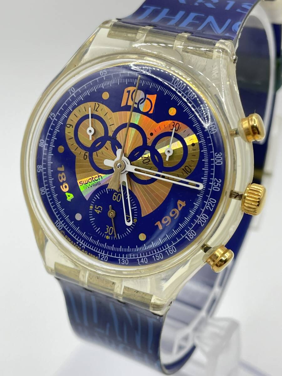 稼働品 Swatch 1894-1994 ONE HUNDRED YEARS OF THE OLYMPIC 稼働品 Swatch 1894-1994 ONE HUNDRED YEARS OF THE OLYMPIC