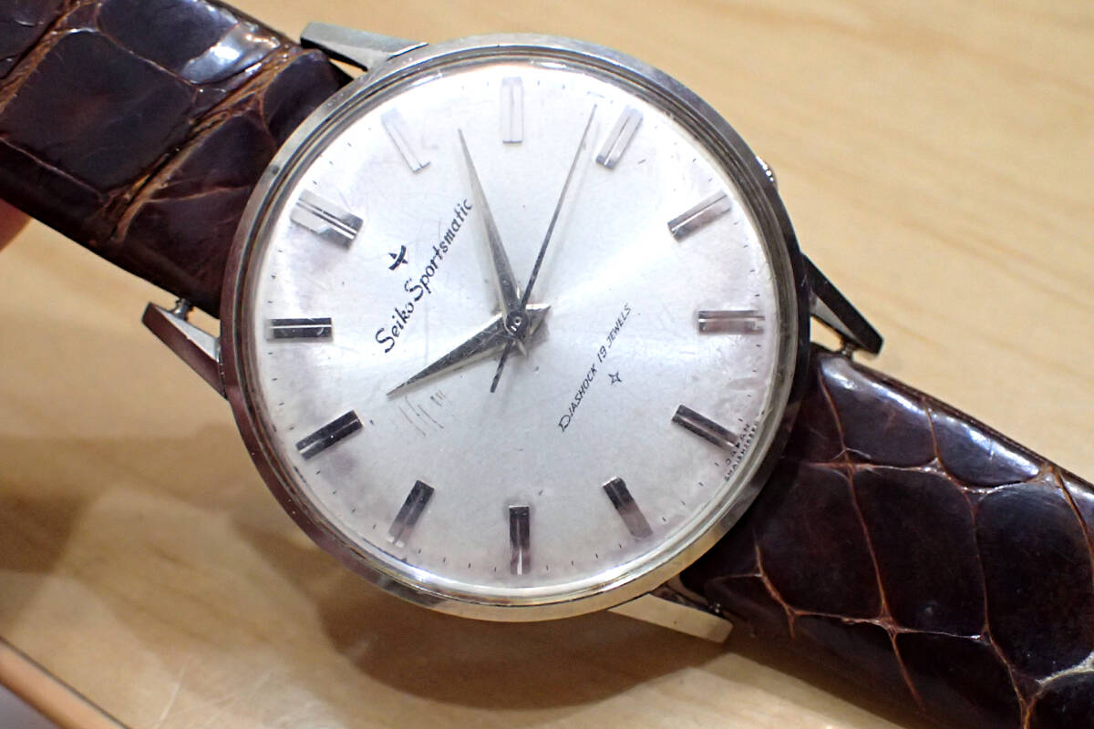 セイコー/SEIKO スポーツマチック ◆ 自動巻き 15017　メンズ腕時計