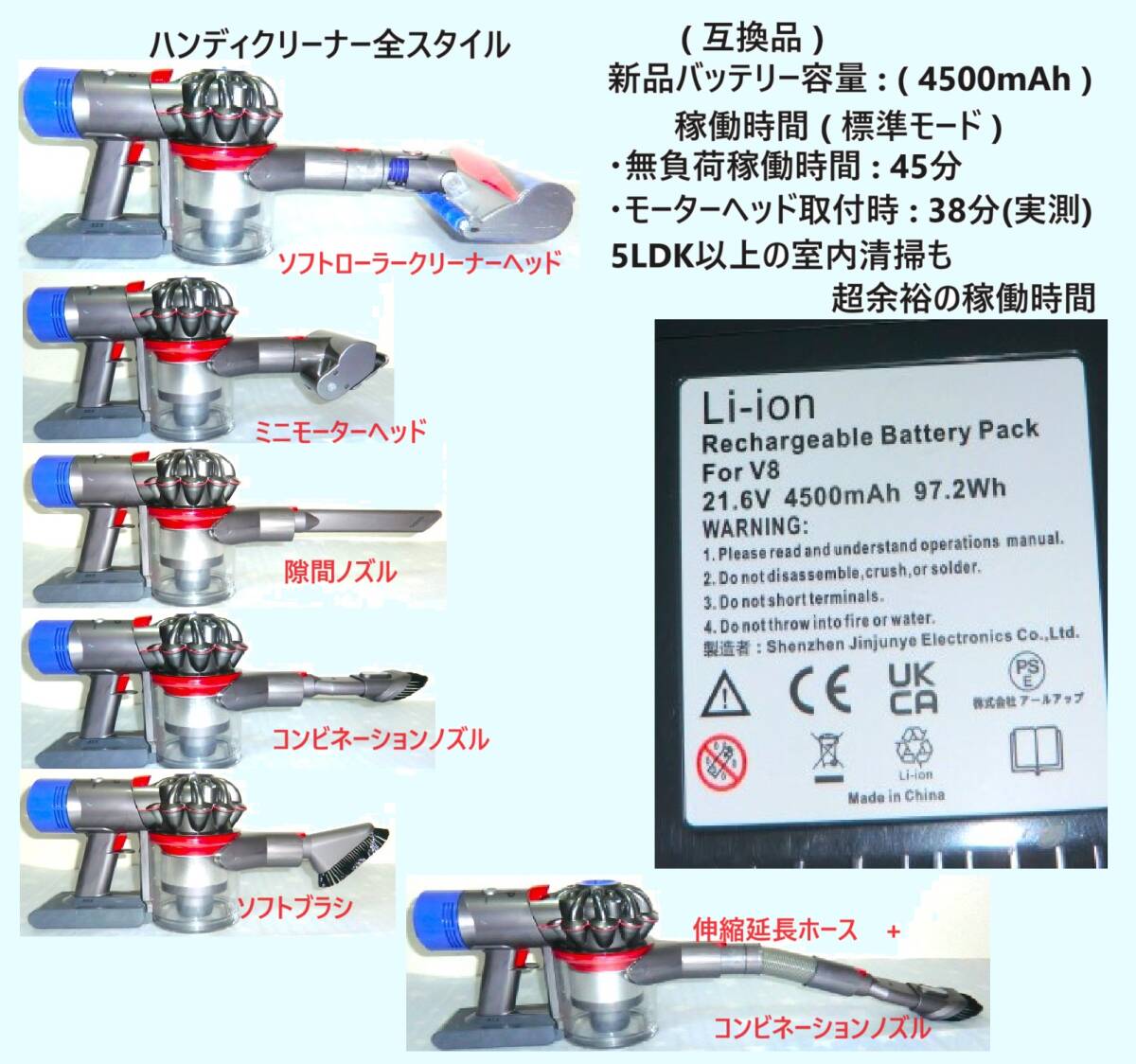 長時間)新品バッテリー装着・完全分解丁寧なハンドブラッシング 長時間)新品バッテリー装着・完全分解丁寧なハンドブラッシング