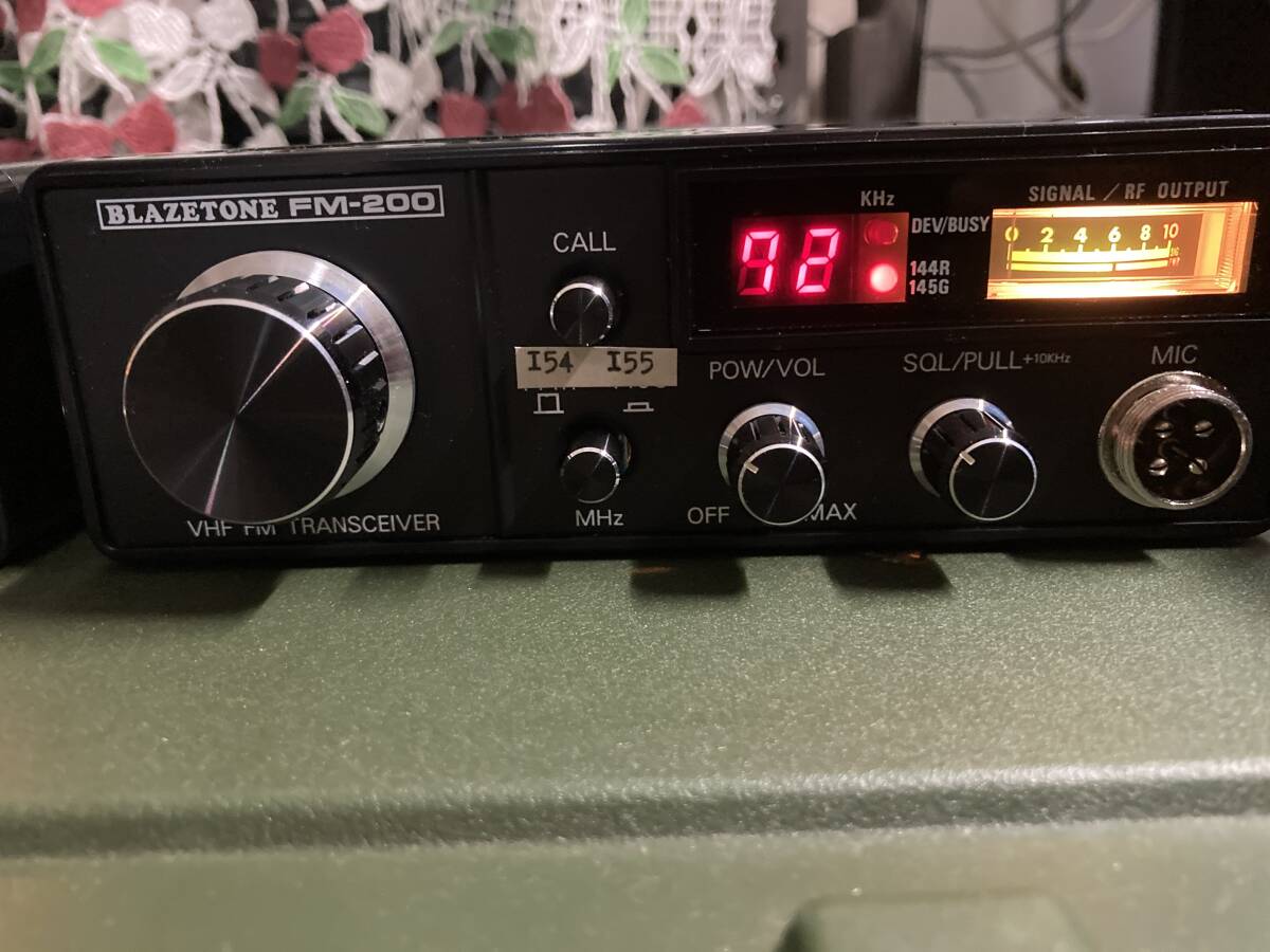 BLAZETONE FM-6 VHFトランシーバー BLAZETONE(電菱）FM-6