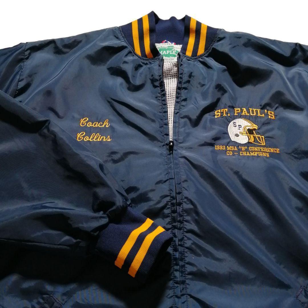 今 話題 の 人気 商品 USA製 80年代 ブルゾン ナイロンジャケット WEAR SPORTS MAPLE ナイロン