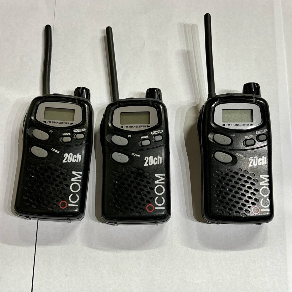 usF-504/iCOM/アイコム/IC-4008W/特定小電力トランシーバー/トランシーバー/３個セット/動作未確認/ジャンク/中古品/現状品