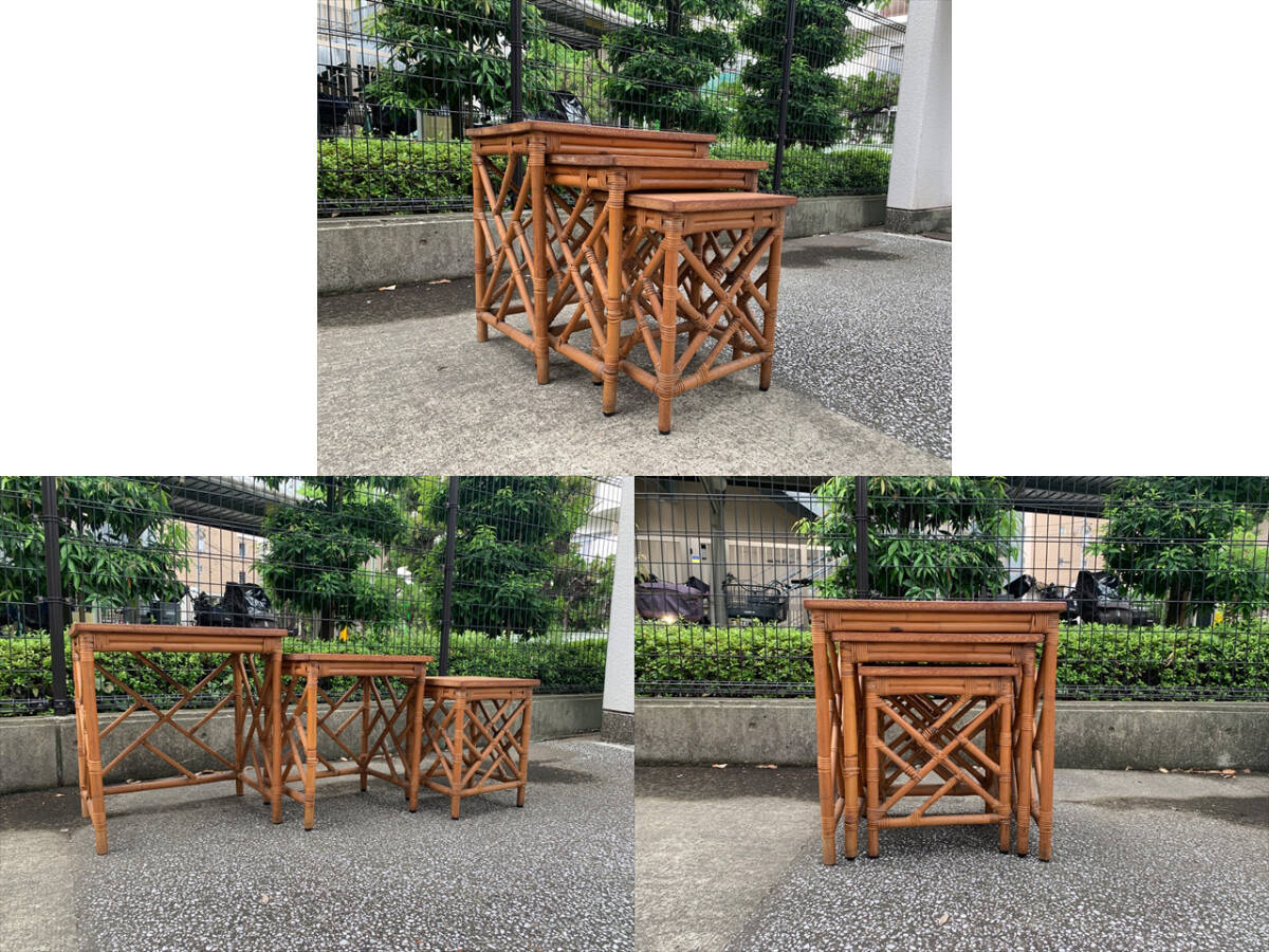 珍しい一品|ヴィンテージ/vintage|ラタン(籐)バンブー(竹 珍しい一品|ヴィンテージ/vintage|ラタン(籐)バンブー(竹
