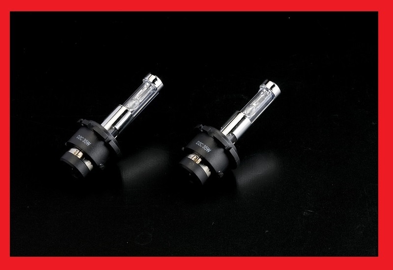 【花魁 白夜】★トラック専用 車検対応 12V・24V対応 D2S/D2R兼用 2個セット★純正交換用HID」バーナー/6000ケルビン（OHD02-D2C-60 ）