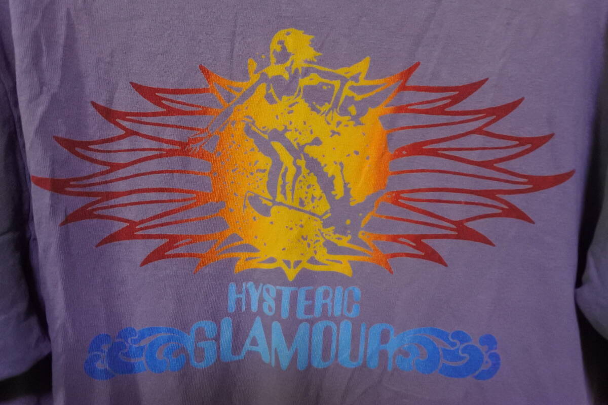 90\'s HYSTERIC GLAMOUR Surf Tee size S Hysteric Glamour футболка fe-do темно-синий сделано в Японии 