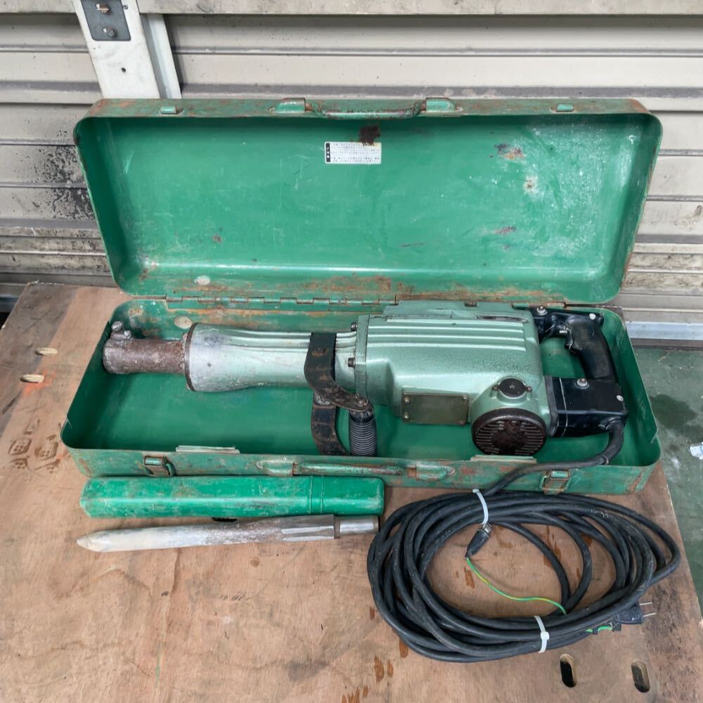 ★動作品★HITACHI 日立工機 H-65A ハンマドリル　はつり機 ヒタチ 電動工具