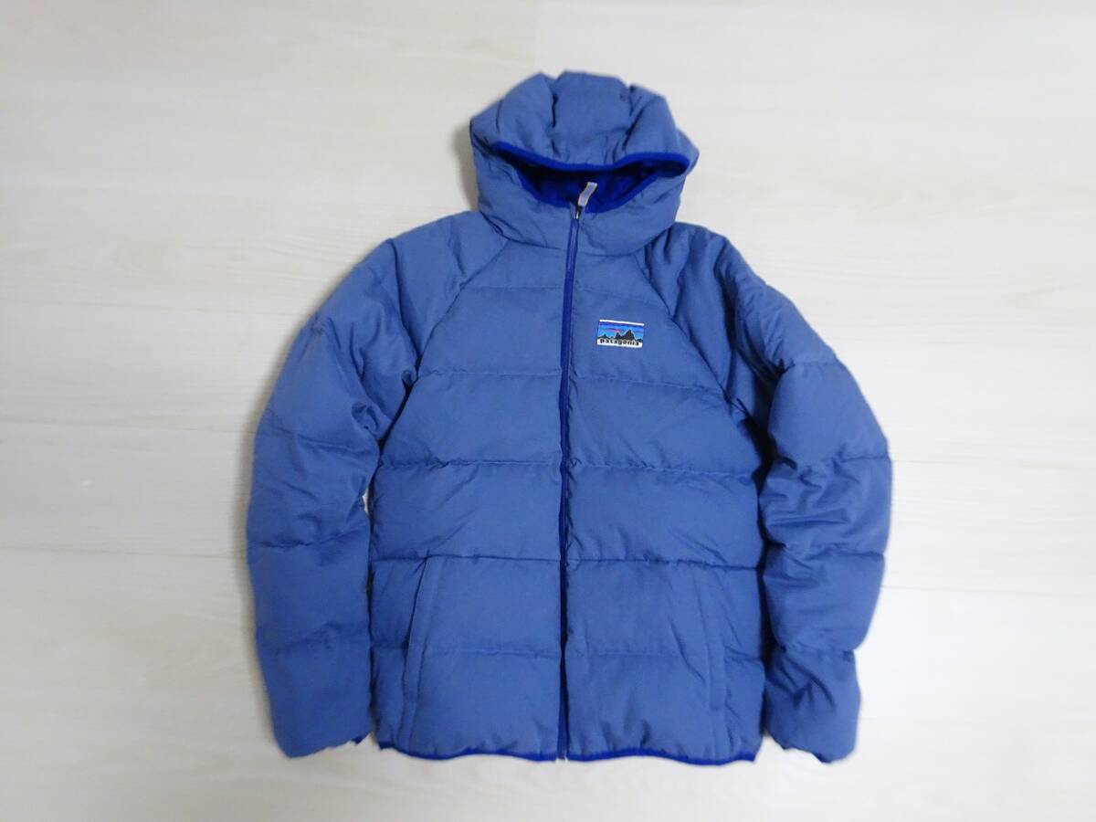 patagonia パタゴニア キッズコットンダウンジャケット カレントブルー XXLサイズ 未使用品
