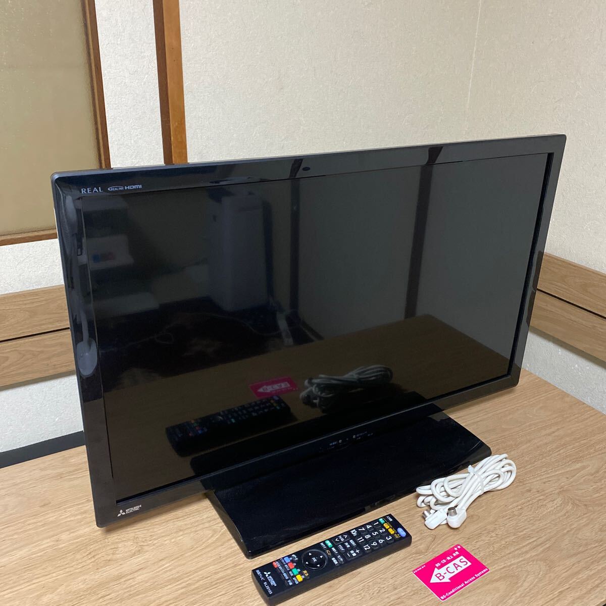 MITSUBISHI 32型 液晶テレビ LCD-32LB7 リモコン B-CASカード MITSUBISHI 32型 液晶テレビ LCD-32LB7 リモコン B-CASカード