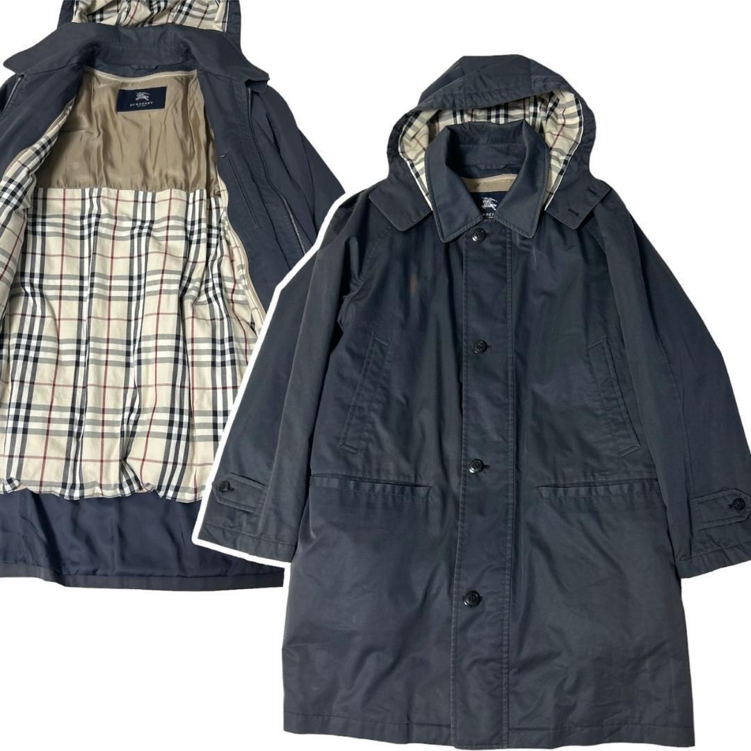【BURBERRY LONDON】3way ダウンコートライナーノバチェック Yahoo!オークション - BURBERRY LONDON インナーダウン付き