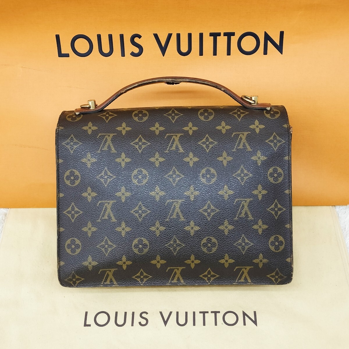 ルイヴィトン モンソー モノグラムハンドバッグ LOUIS VUITTON ルイヴィトン モンソー モノグラムハンドバッグ LOUIS VUITTON