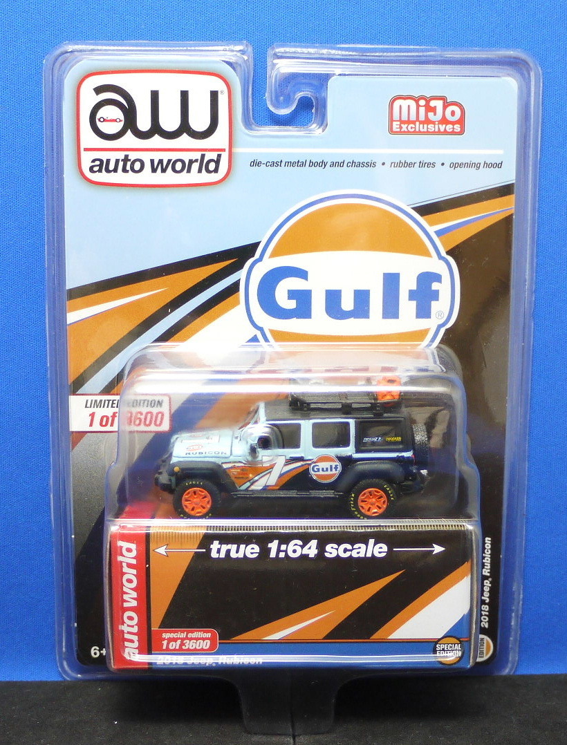 1/64 オートワールド 2018 JEEP Rubicon Gulf ジープ ラングラー ルビコン ガルフ ●