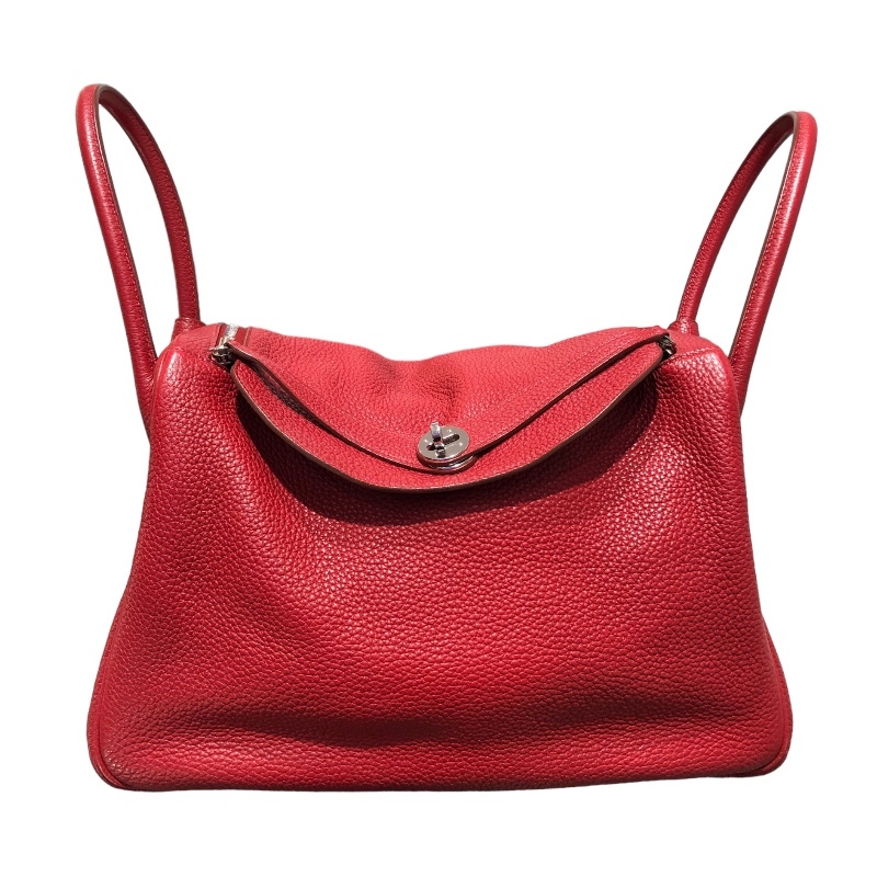 エルメス HERMES リンディ34 □Q刻 ルージュカザック SV金具 エルメス HERMES リンディ34 □Q刻 ルージュカザック SV金具