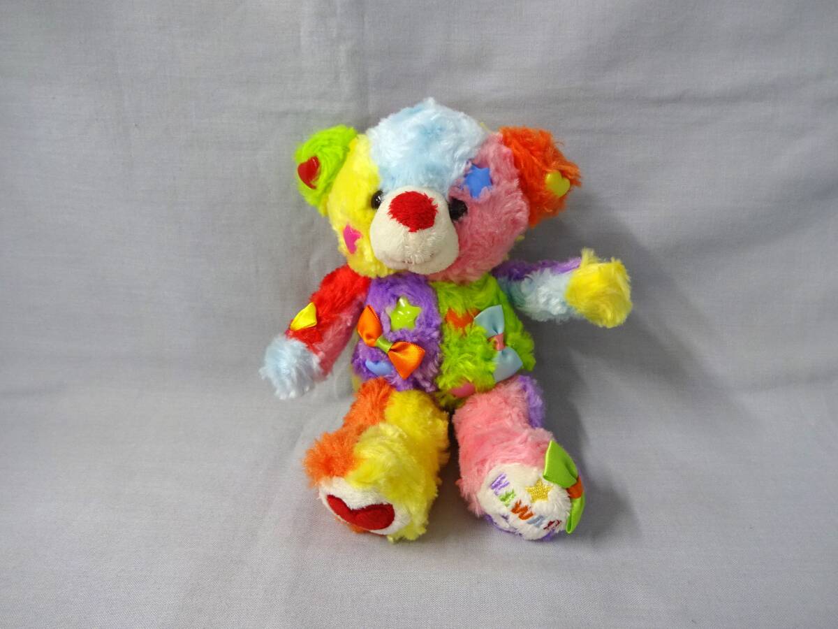 TAKE OFF　KAWAII BEAR　Sサイズ　ぬいぐるみ　全長：約19cm　フック付き　バッグチャーム　カラフル　カワイイベア　クマ　テイクオフ
