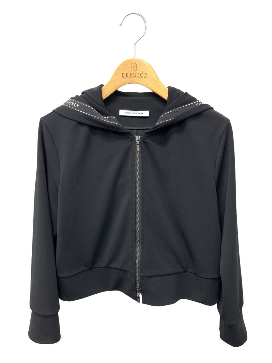 FOXEY NEWYORK フォクシー パーカー 38 ブラック Provence FOXEY NEWYORK フォクシー パーカー 38 ブラック Provence