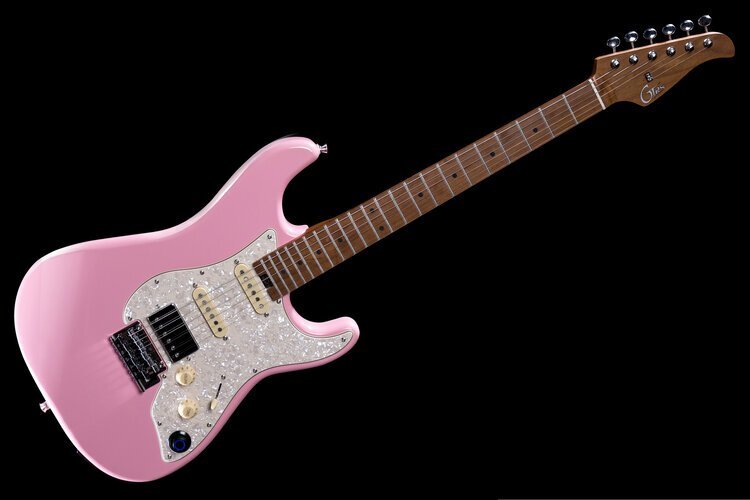 最落無し! Mooer GTRS S801 Pink / a46298　最先端インテリジェントギター　1円