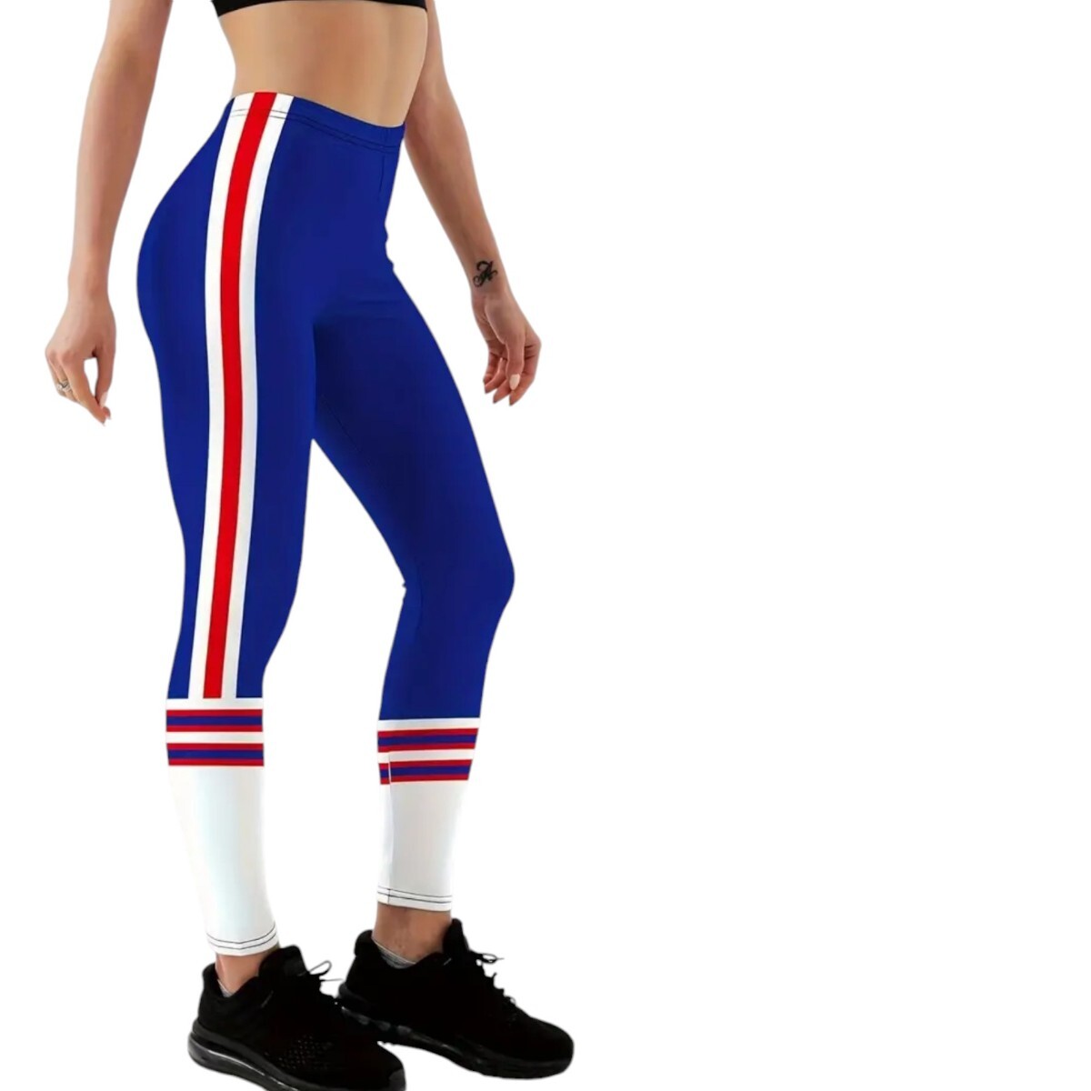  large size lady's men's leggings spats casual hip-hop beautiful legs stretch 4L 5L 6L line line pants blue skinny 