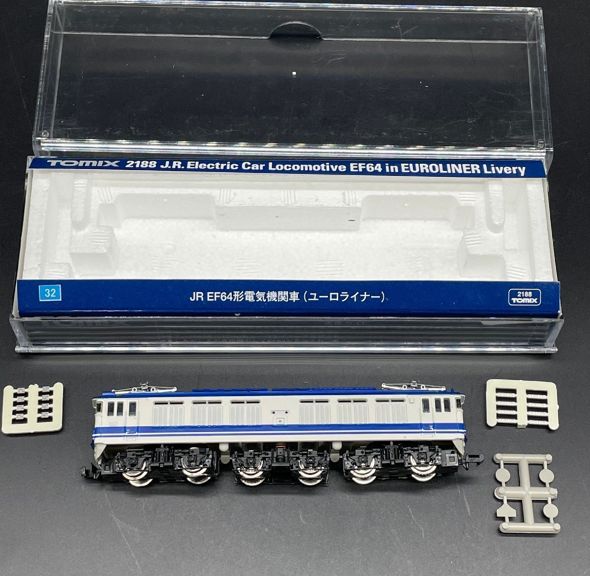【80】☆1円～ 美品 EL TOMIX 2188 EF64形 （ユーロライナー） 電気機関車 模型 トミーテック 動作未確認 現状品 Nゲージ 収集家放出品