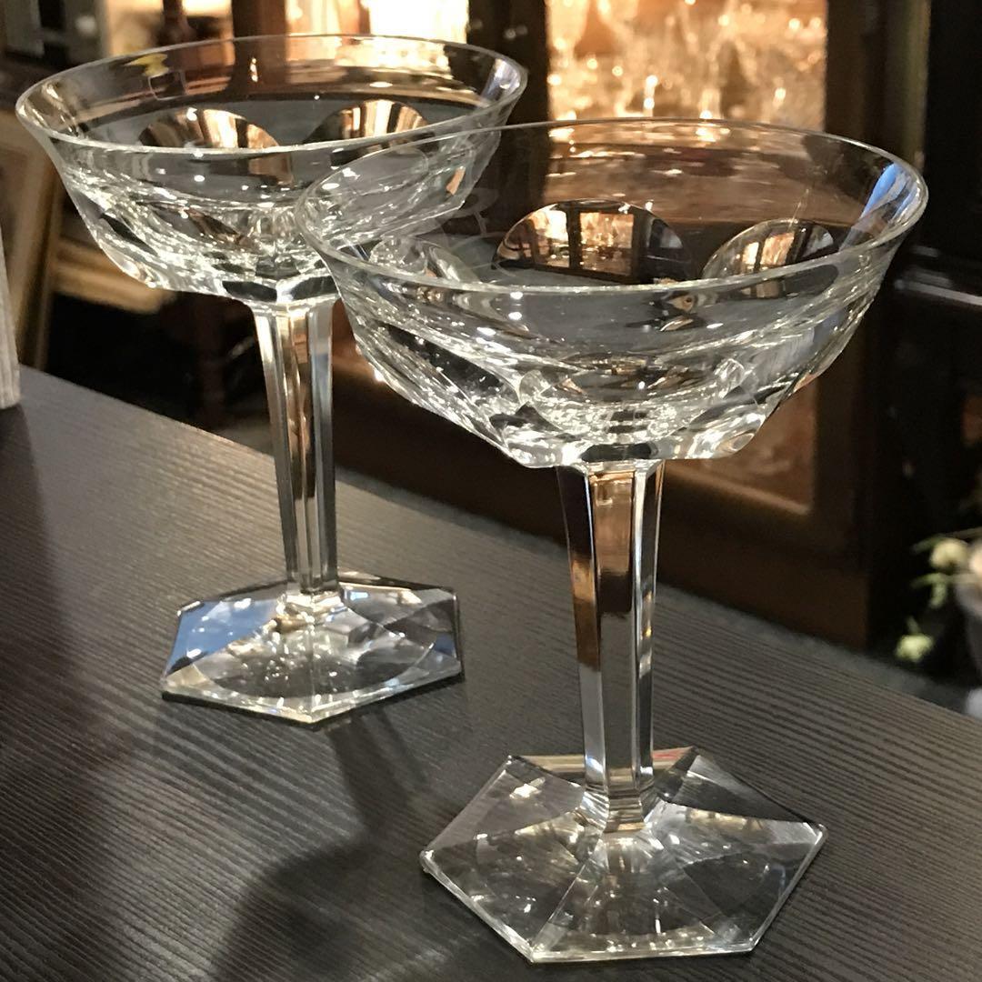 オールドバカラBACCARATマルメゾンMalmaisonシャンパン クープ オールドバカラBACCARATマルメゾンMalmaisonシャンパン クープ