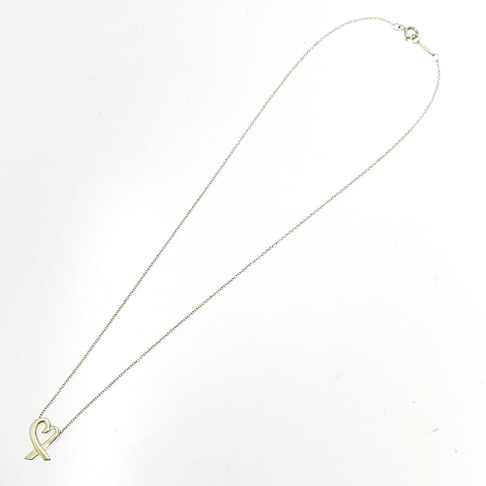 【1円スタート】TIFFANY & Co. ティファニー シルバー ラビングハート 2.0g 925刻印 ネックレス 305141