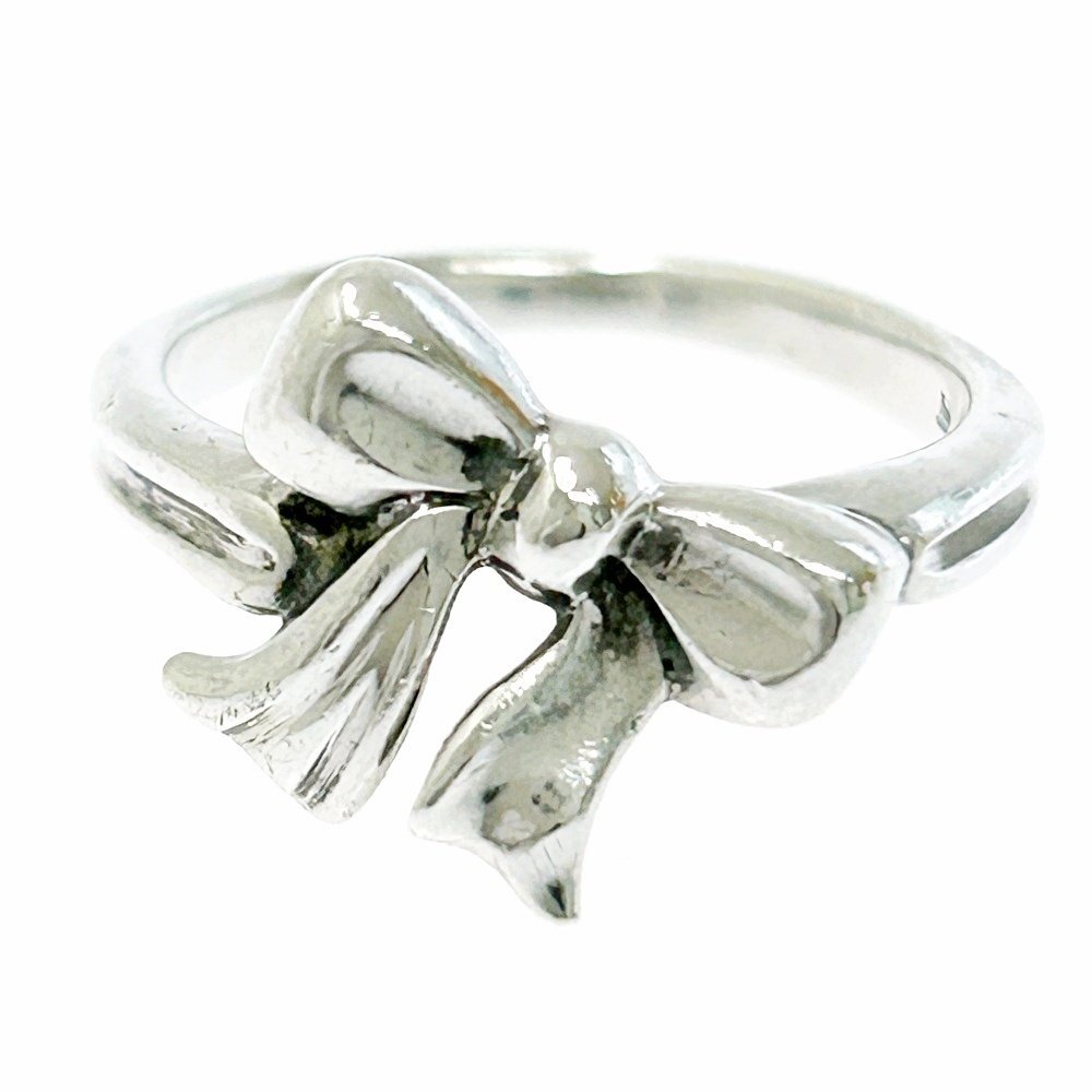 【1円スタート】【ヴィンテージ】TIFFANY & Co. ティファニー シルバー リボン 2.8g 925刻印 指輪 リング 307101