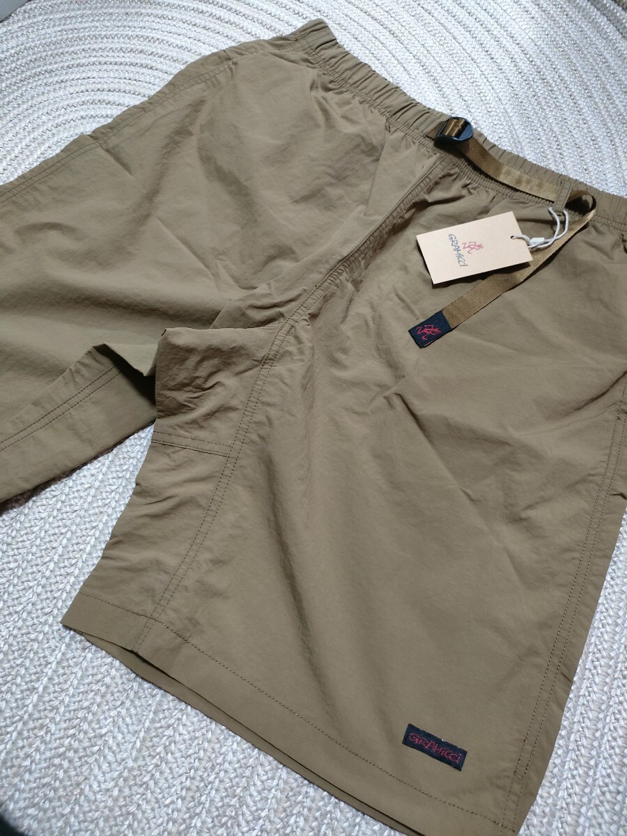新品 未使用 GRAMICCI グラミチ ナイロン パッカブル Gショーツ 2XL コヨーテ ベージュ メンズ ショートパンツ ハーフパンツ アウトドア