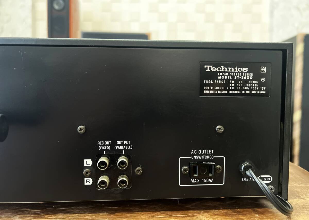 【動作品】Technics ST-3600 ステレオチューナー Technics ST-3600の仕様 テクニクス