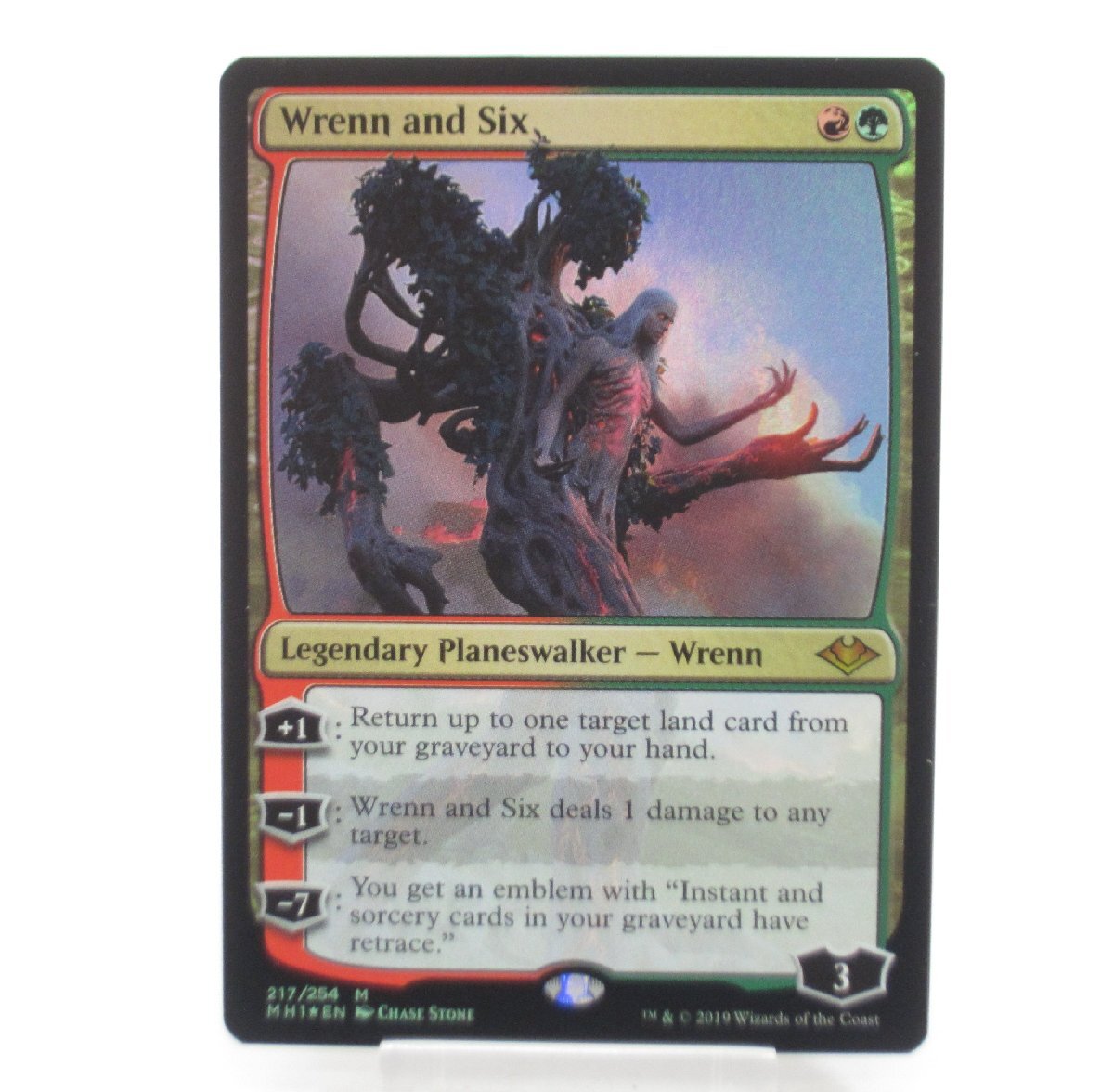 MTG レンと6番 エッチング foil 英語版 MTG レンと六番 Wrenn and Six MH1 foil 英語#U3253