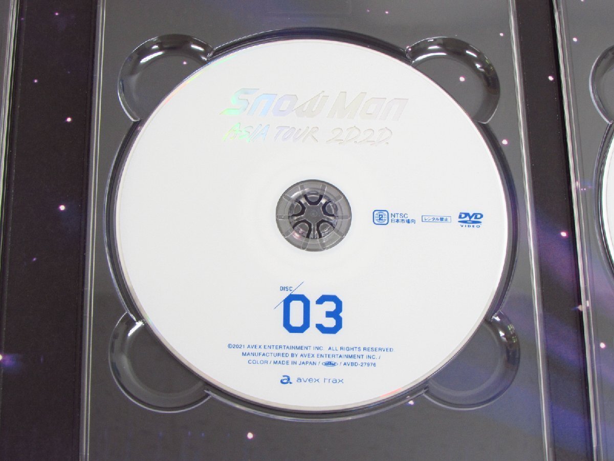 スノーマン Snow Man ASIA TOUR 2D.2D. 初回盤 DVD 4枚組 3573 スノーマン Snow Man ASIA TOUR 2D.2D. 初回盤 DVD 4枚組 3573