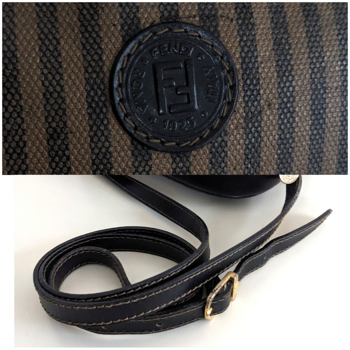 FENDI オールドフェンディ ペカン 柄 ヴィンテージ 斜め掛け FENDI オールドフェンディ ペカン 柄 ヴィンテージ 斜め掛け