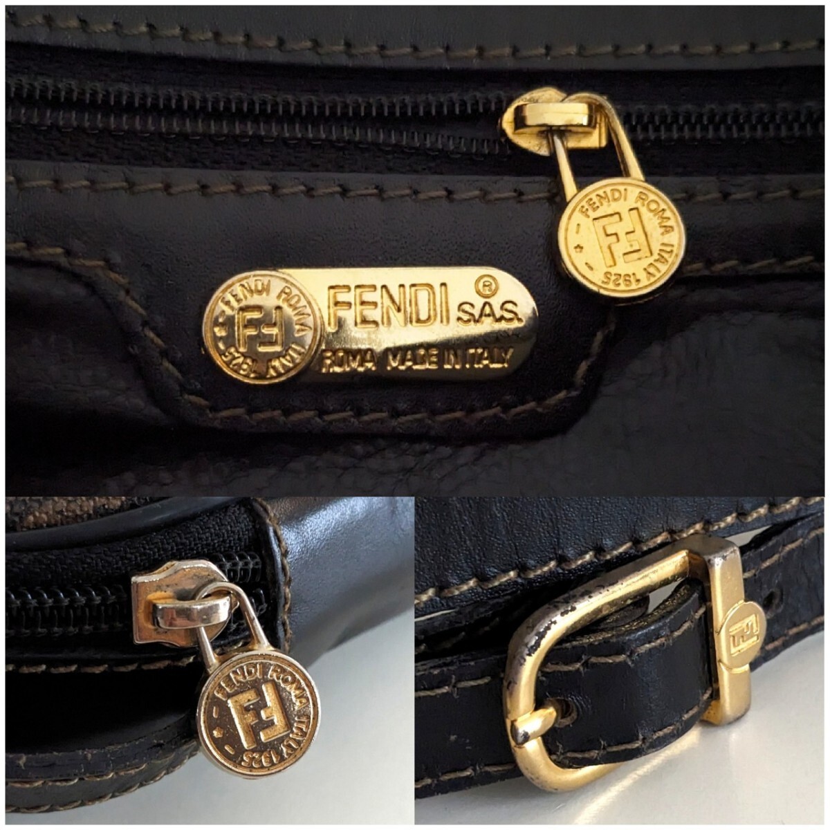 FENDI オールドフェンディ ペカン 柄 ヴィンテージ 斜め掛け FENDI オールドフェンディ ペカン 柄 ヴィンテージ 斜め掛け