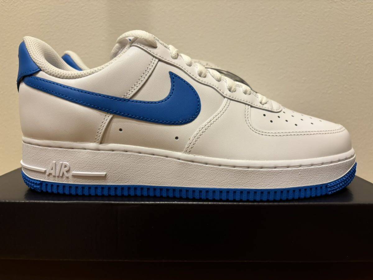 即決26cm NIKE AIR FORCE1 Low '07 EasyOn White/Photo Blue