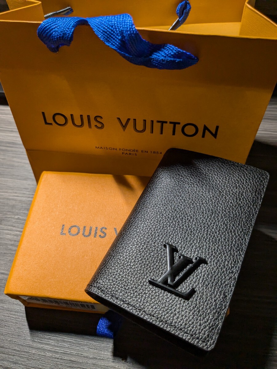 中古　ルイヴィトン オーガナイザー・ドゥ ポッシュ マリーヌ アエログラム カードケース 名刺入れ　LOUIS VUITTON　箱等は付きません