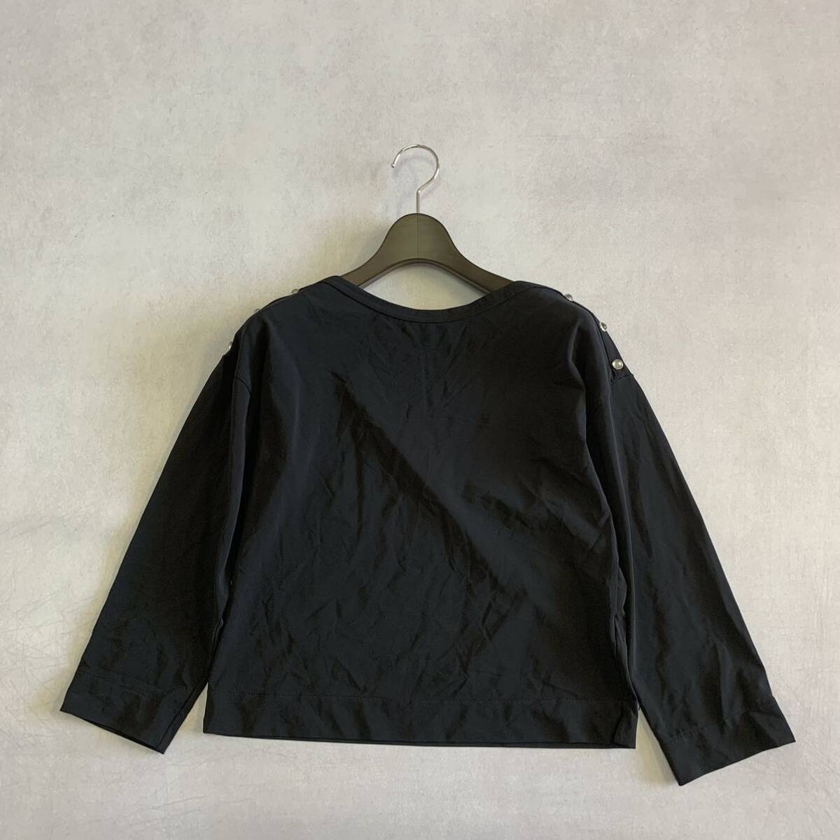 B ▼ 人気モデル!! '都会のカジュアルウェア' agnes b アニエスベー 長袖 ストレッチ素材 Tシャツ size:1 レディース トップス 婦人服