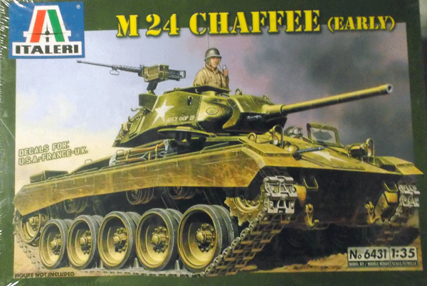 イタレリ/1/35/アメリカ陸軍M24チャフィー軽戦車/初期型/未開封未組立品