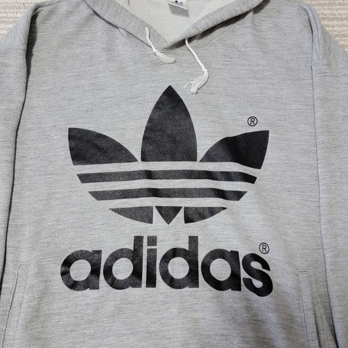 adidas アディダス パーカー スウェット サイズL 長袖 プル