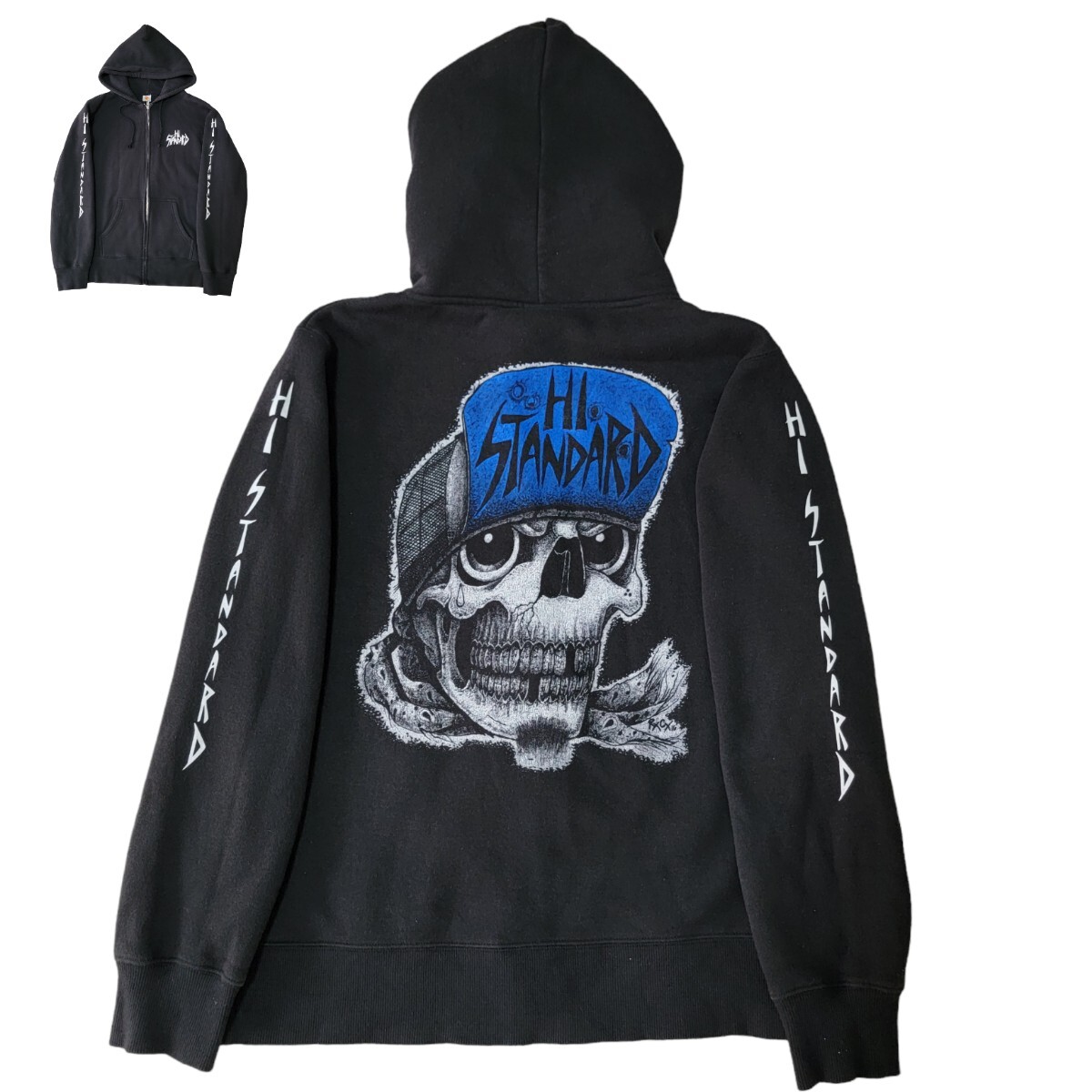 希少】 ハイスタ RIC CLAYTON リッククレイトン ZIPHOODIE L 黒 希少】 ハイスタ RIC CLAYTON リッククレイトン ZIPHOODIE L 黒