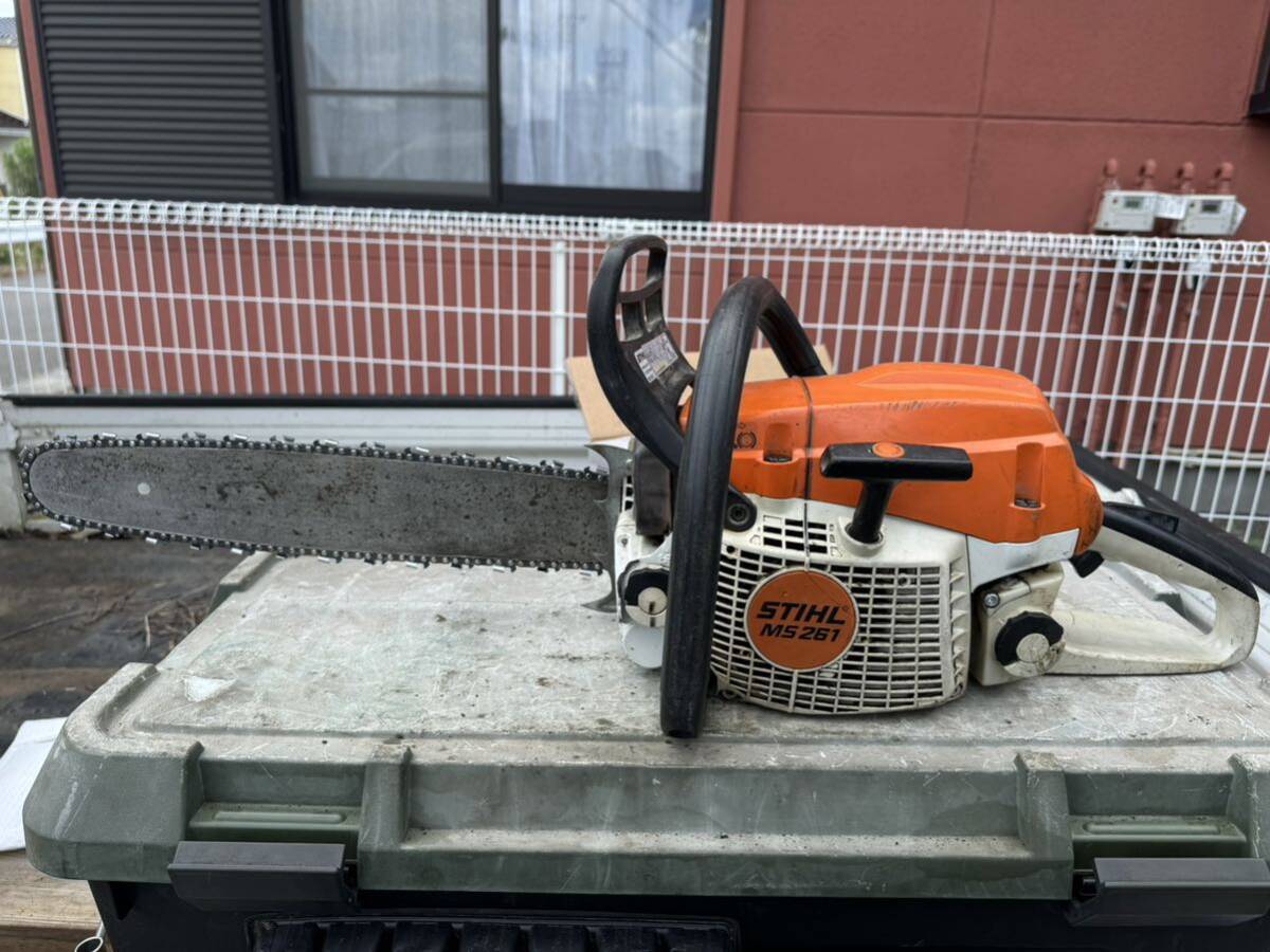 2台まとめて STIHL スチール MS261エンジンチェーンソー 2台まとめて STIHL スチール MS261エンジンチェーンソー