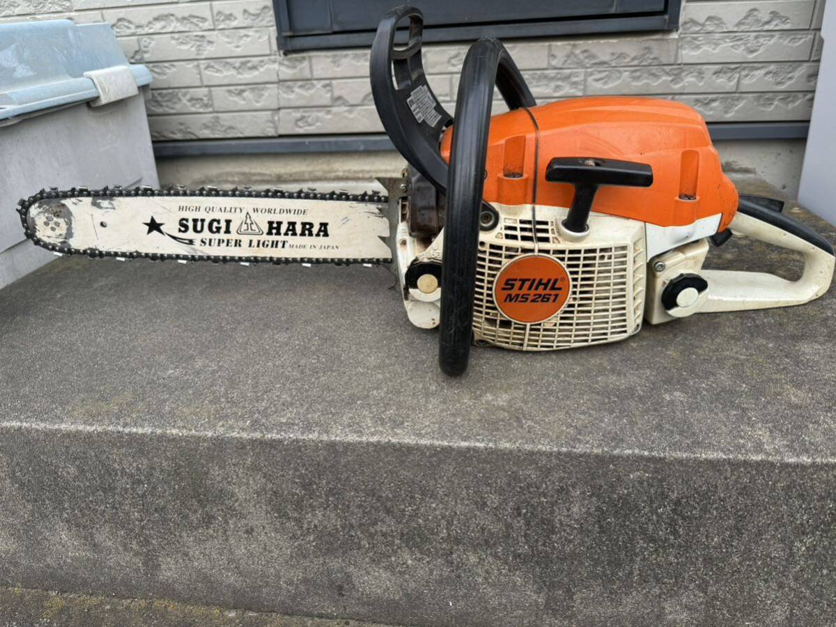 2台まとめて STIHL スチール MS261エンジンチェーンソー 2台まとめて STIHL スチール MS261エンジンチェーンソー
