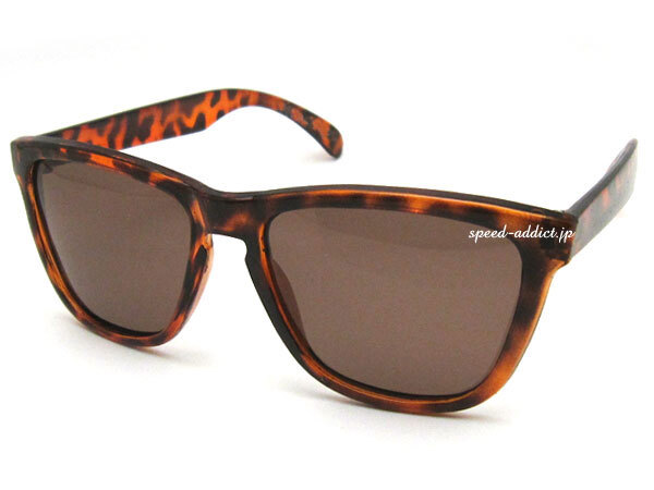 POLARIZED WELLINGTON SUNGLASS べっ甲 × 偏光BROWN/ウェリントン鼈甲べっこうフレームブラウンレンズuvカット花粉症防塵防風バイク単車