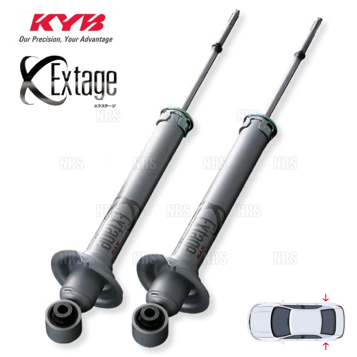 KYB カヤバ EXTAGE エクステージ ショック (リア) WRX S4 VAG FA20 14/8～ 4WD車 (ESB9236/ESB9236