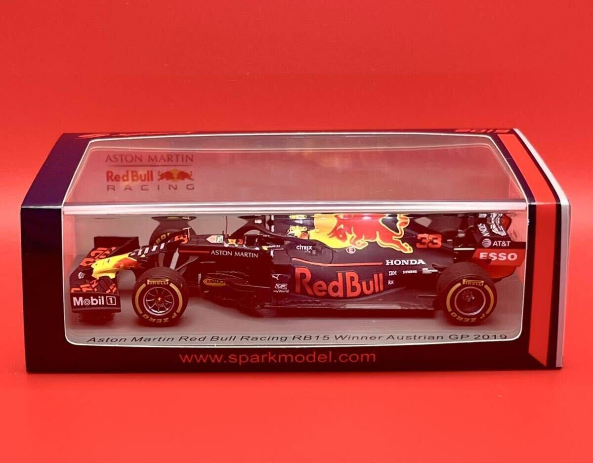 スパーク 1/43 Spark Aston Martin Red Bull Racing RB15 Winner Austrian GP 2019 ESSO #33 S6088